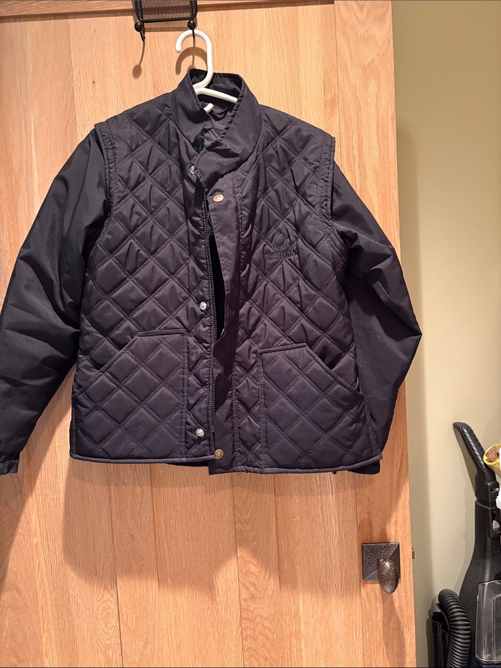 Woman’s Tuffrider Quilted Black Jacket - Lightweight Insulated Coat
